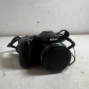 Nikon Coolpix L120 Black 14.1 MP 3-Inch LCD 21x Wide Optical Zoom Digital Camera - Picture 1 of 12