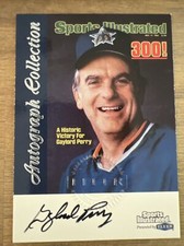 Gaylord Perry - 1999 Fleer Sports Illustrated Greats Of The Game Autograph  D263