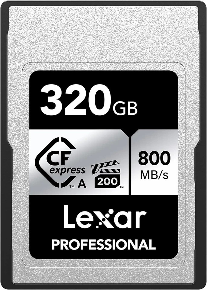 Lexar Professional LCAEXSL320G-RNENG 320GB Silver Cfexpress Type A Card