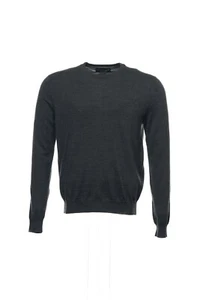 NWT Baruffa Gray Heather Crew Neck Sweater M $98 - Picture 1 of 5