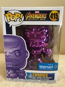 Funko Pop! Marvel Avengers Infinity War THANOS Purple Chrome Walmart Exclusive - Bild 1 von 6