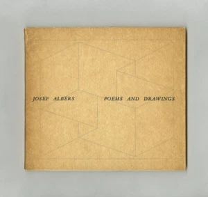 1958 Josef Albers POEMS + DRAWINGS Readymade Press 1st Ed. BAUHAUS Artist Book - Picture 1 of 4