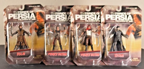 Disney Prince of Persia The Sands of Time Action Figure 4 LOT McFarlane Toys NEW Cover