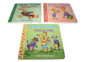 Llama Llama Toddler Board Books Anna Dewdney Easter Egg Zippity Zoom I Love You - Picture 1 of 3