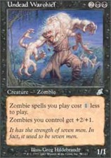 Undead Warchief - Scourge - LP, English MTG Magic FLAT RATE SHIP