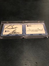 Bart Starr & Forrest Gregg Dual Auto Historic Autographs Friends & Foes Football