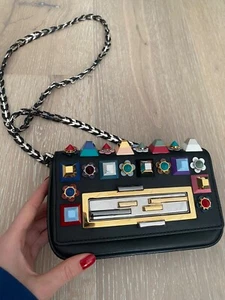 Authentic Fendi Studded Micro Baguette – Rare Collector’s Piece - Picture 1 of 8