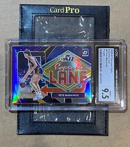 Pete Maravich 2020 Donruss Optic Purple Prizm #6 Utah Jazz HOF CGC 9.5 - Picture 1 of 2