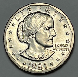 1981 D Susan B. Anthony Dollar BU from a Mint Set KL2