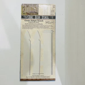 Stencil Ease 1998 Garden Delight Stencils D-400 Picket Fence  - Picture 1 of 6
