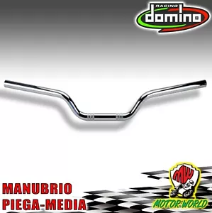 MANUBRIO MOTO 22mm TOMASELLI STERZO PIEGA MEDIA STERZO in ACCIAIO CROMATO - Bild 1 von 1