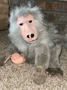 Realistic 10” Baboon Ape Plush Stuffed Animal