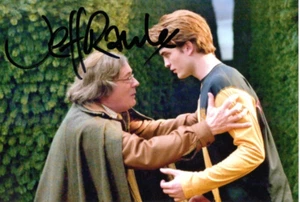 HARRY POTTER: JEFF RAWLE 'AMOS DIGGORY' SIGNED 6x4 ACTION PHOTO+COA - Picture 1 of 1