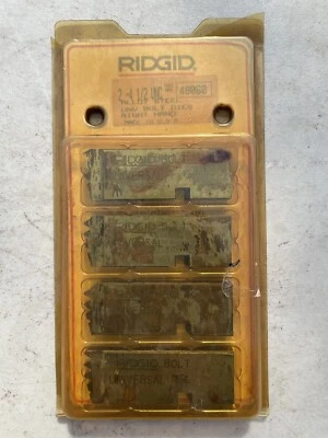 RIDGID TOOL 48060 2”-4-1/2”   Alloy bolt Die Set - Image 1 of 2