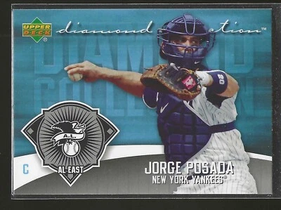 Jorge Posada 2006 Upper Deck Diamond Collection Card# DC-JP - Image 1 of 4