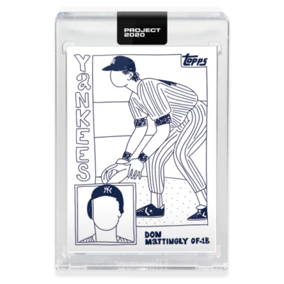 2020 TOPPS PROJECT 2020 #155 DON MATTINGLY - BY FUCCI - Image 1 of 2