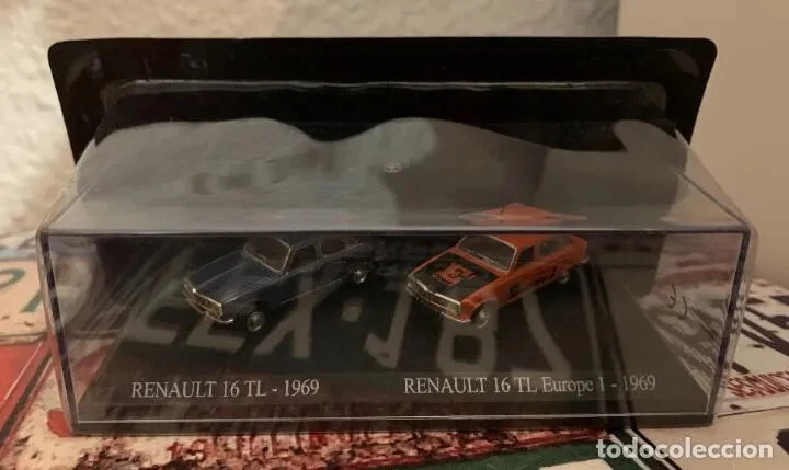 Duo Renault 16 TL - 1969 & Renault 16 TL Europe 1 - 1969 - Norev 1:87 - Imagen 1 de 1