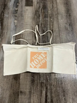 Delantal de uñas vintage Home Depot 2 bolsillos con personaje mascota Foto 1 de 4