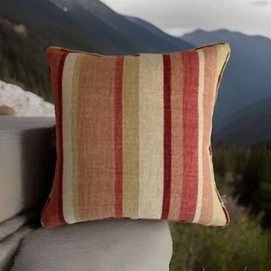 A 16 Inch cushion cover in Laura Ashley Ripley Burnt Sienna Fabric - Picture 1 of 2