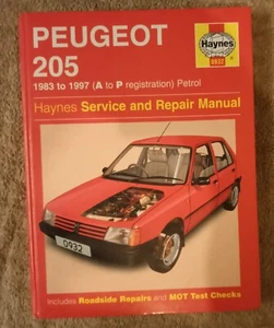 Peugeot 205 1983-1997 Petrol Haynes Workshop Manual #0932 - Picture 1 of 5