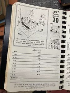 1970 He-Man Risqué Daily Diary Day Planner, Arroco Publishing, PB Vulgar - Picture 1 of 6