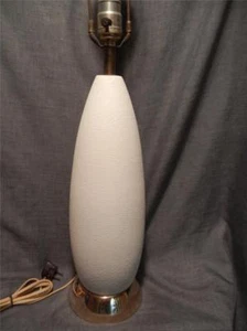 Mid Century Modern MATT WEISS ORANGE SCHALEN TEXT BIENENSTOCK LAMPE Haeger? - Bild 1 von 1