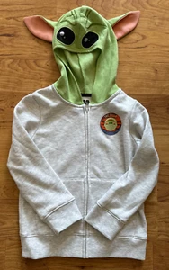 Star Wars Jumping Beans Yoda Fleece Sweatshirt Size 6 EUC - Picture 1 of 2