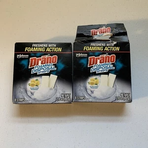 Drano Foaming Disposal Strips Clean Citrus Fragrance 13 Strips total - Picture 1 of 6