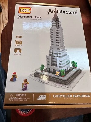 Kit de construcción LOZ Architecture Diamond Block del edificio Chrysler Foto 1 de 4