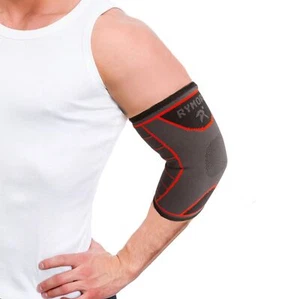 Elbow Brace Injury Support Unisex Compression Sleeve Strap Arm Pain Relief Wrap - Picture 1 of 8