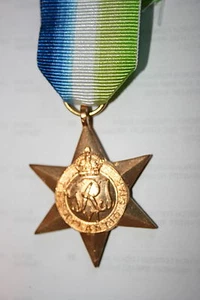 MEDALLA ESTRELLA ATLÁNTICA SEGUNDA GUERRA MUNDIAL CALIDAD TAMAÑO COMPLETO REPUESTO CON CINTA - Imagen 1 de 1