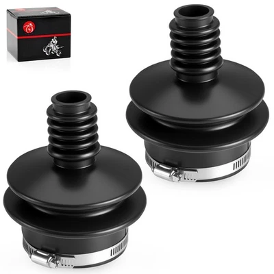 Bota universal de eje de transmisión de 2 piezas con abrazadera para Suzuki QuadRunner 250 King Quad 300 Foto 1 de 4