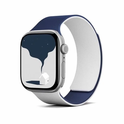 Correa magnética deportiva de silicona para Apple Watch Ultra3/2 49 mm serie 11-1 SE Foto 1 de 4