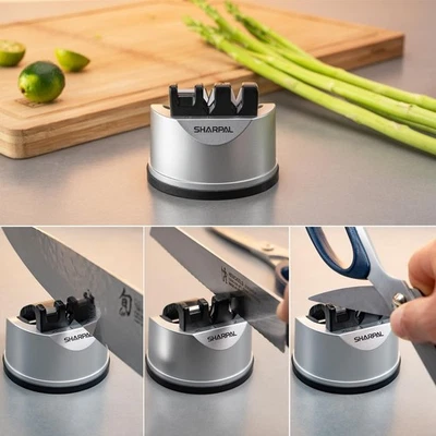 SHARPAL 191H Pocket Kitchen Chef Knife and Scissors Sharpener for Straight and S - image 1 of 4