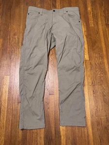 Wrangler ATG Pants Mens 38x30 Brown Straight Fit All Terrain Gear Outdoor Casual - Picture 1 of 6
