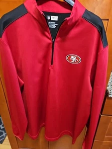 San Francisco 49ers NFL Team Apparel Quarter-Zip Pullover Herren Gr. 2XL - Bild 1 von 6