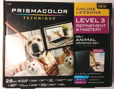 Juego de Dibujo Animal Refinamiento y Maestría "Técnica Prismacolor Nivel 3"  Foto 1 de 4