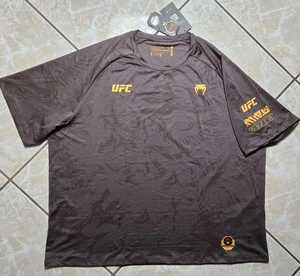 Camisa UFC Venum Performance Atlética Lucha Noche Adrenalina Tecnología Seca Marrón 3XL - Imagen 1 de 14