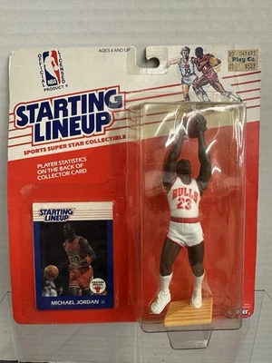 MICHAEL JORDAN 1988 Kenner Starting Lineup Collectible Figure w/ Card - Image 1 of 4