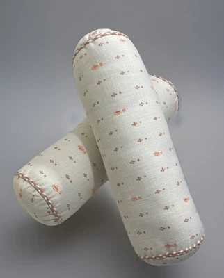 Threshold designed with Studio McGee Bolster Geo Pattern Cream & Peach Lot of 2 - Image 1 of 4