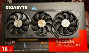 GIGABYTE Radeon RX7800 XT OC GAMING 16GB DDR6 WINDFORCE TRIPLE FAN Graphics Card - Afbeelding 1 van 10