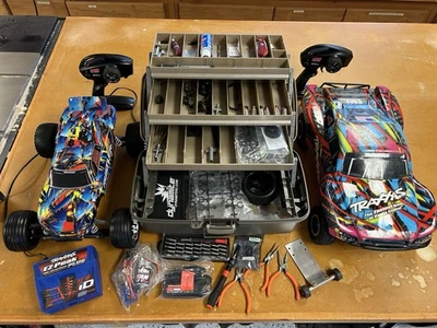 Ultimate Traxxas Starter Kit - Slash And Rustler - Upgraded Motors & Suspension - Image 1 of 4