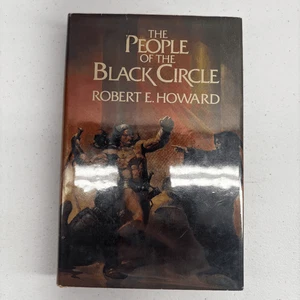 The People of the Black Circle by Robert E. Howard 1977 HCDJ First Print 1st - Imagen 1 de 15