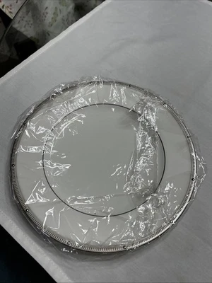 Plato de ensalada de platino Noritake, Rochelle 8 1/4" ~NUEVO~ Foto 1 de 4