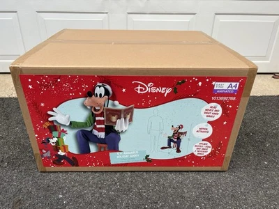 Home Depot Disney 4 Ft Animated Holiday Goofy A4 Disney NEW IN HAND
