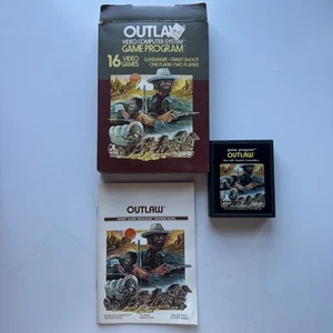 Outlaw (Atari 2600, 1978) - komplett in Box mit Handbuch - Vintage Shoot ’Em Up - Bild 1 von 9