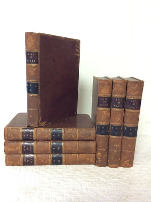 MEMOIRS OF THE LIFE OF SIR WALTER SCOTT, BART., 7 Vols -1838- 1st ed - Literary - Image 1 of 4