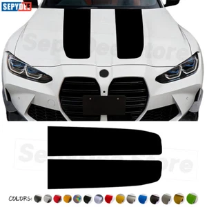 Car Hood Bonnet Stripes Sticker For BMW M3 G80 CS 2021 G81 Touring 2021- 2024 - Picture 1 of 23