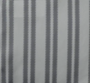 DESIGNERS GUILD Canossa Arnaldi Silver Stripes on white new remnant - Picture 1 of 1