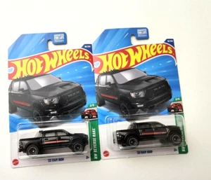 Hot Wheels '23 RAM 1500 Black #96 96/250 - 2025 HW Reverse Rake -2pcs - Picture 1 of 2